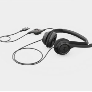 LOGITECH H390 USB Mikrofonlu Kulaklık Siyah Headset 981-000406