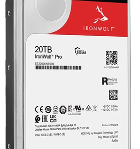 SEAGATE 3.5" 20TB IRONWOLF PRO ST20000NT001 7200 RPM 256MB SATA-3 KURUMSAL NAS DİSKİ