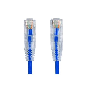 AGER 0.15metre CAT6 Utp Slim AWG28 AC-602-0015/B Mavi LSZH Patch Kablo (10'lu Paket)