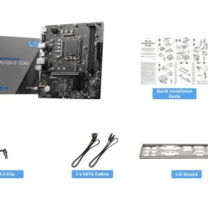 MSI PRO H610M-E DDR4 M2 PCIe NVME HDMI PCIe 16X v4.0 1700p mATX