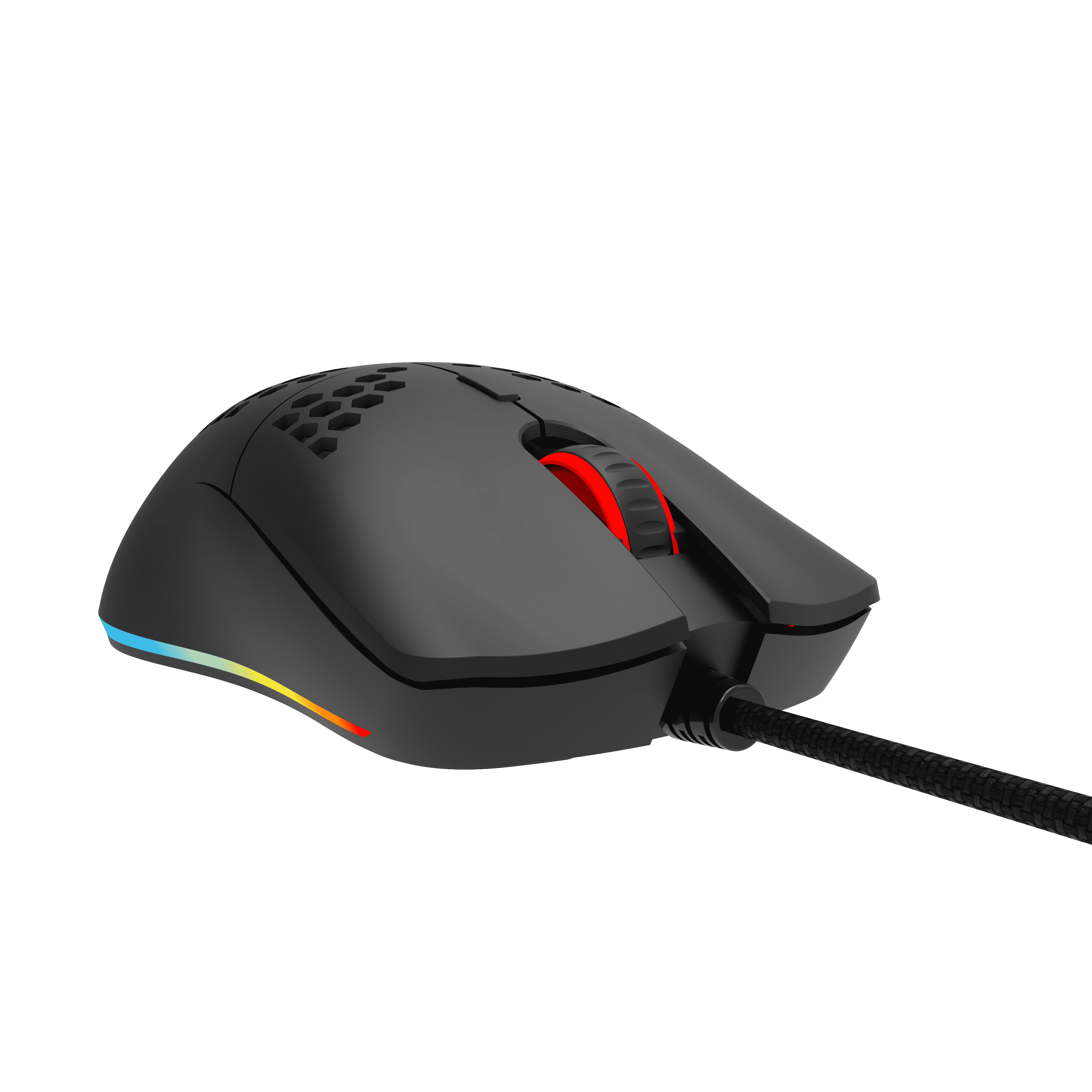 QUANTUM HONEYCOMB Kablolu USB RGB 12800dpi Gaming Mouse - Görsel 3