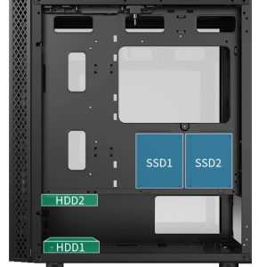 AZTECH 600w SKYLINE AZT04 RGB Gaming Mid-Tower Pc Kasası