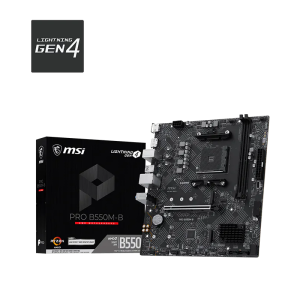 MSI PRO B550M-B DDR4 HDMI-DP PCIE 4.0 AM4 mATX
