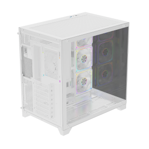 POWERBOOST 750W 80+ BRONZE PB-C9025W 4-ARGB Fanlı Gaming Mid-Tower PC Kasası Beyaz