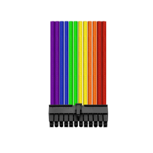 Thermaltake TtMod AC-049-CNONAN-A1  Rainbow Power Supply Sleeved Kablo Seti  (16 AWG)
