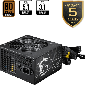 MSI 750W 80+ BRONZE MAG FORGE 121A B75 PCIE5 II Gaming Mid-Tower PC Kasası