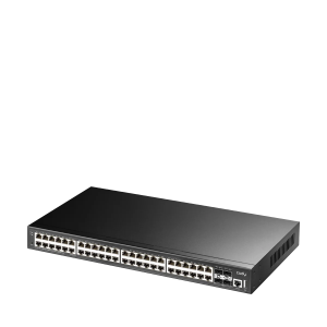 CUDY 48port 4-10GbE SFP Gigabit Layer3 Yönetilebilir Switch GS5048S4