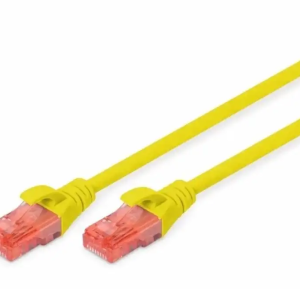 DIGITUS 0.25metre CAT6 Utp DK-1617-0025 Sarı Patch Kablo (10'lu Paket)