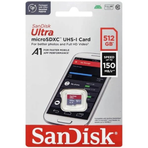 SANDISK 512GB ULTRA SDSQUAC-512G-GN6MN 150MB/s A1  micro SDHC Hafıza Kartı