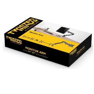 TWISTED Minds 17"-27" TM-25-C06 Gaz Amortisörlü 1-kollu Monitör Askı Aparatı