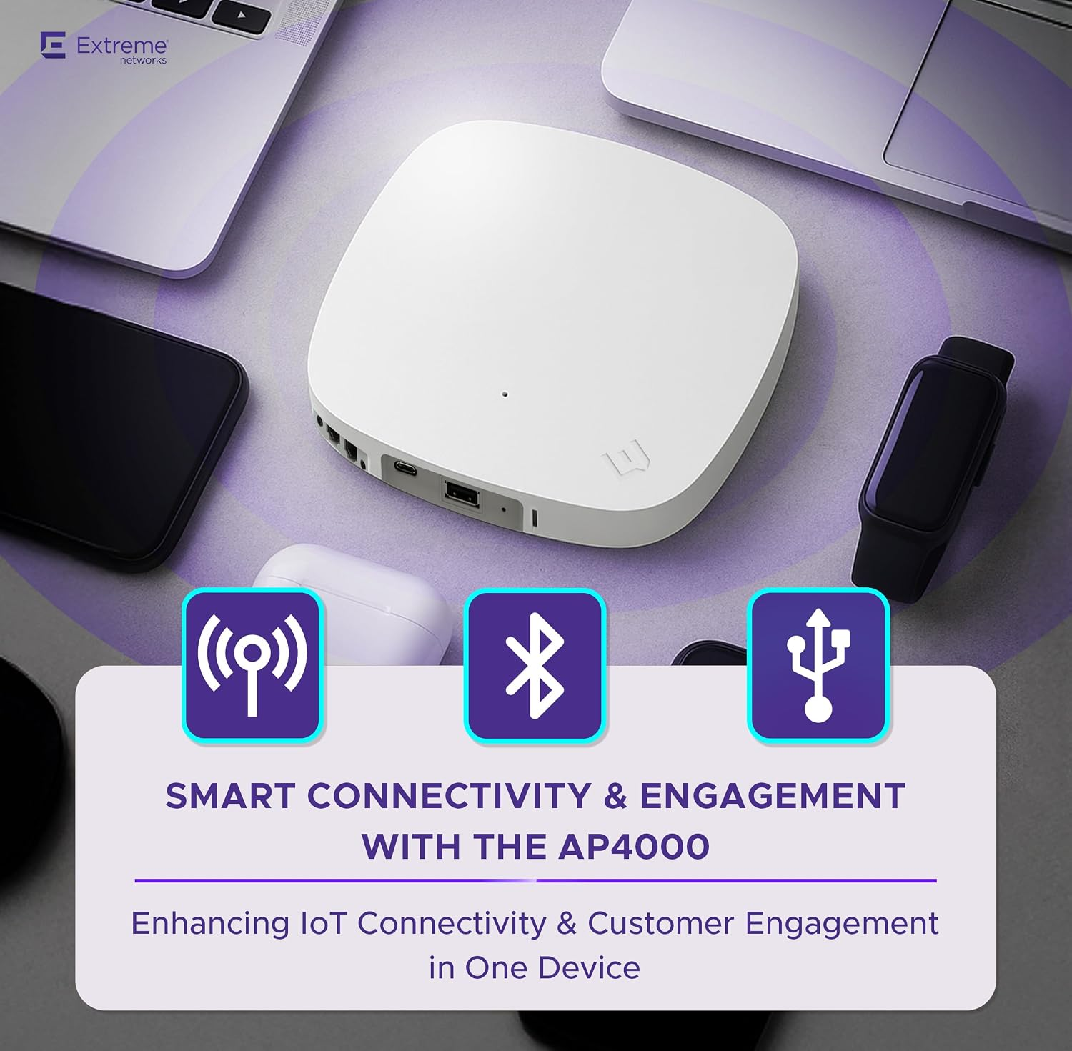 EXTREME NETWORK AP4000-WW WIFI6E Kurumsal Acccess Point - Görsel 4