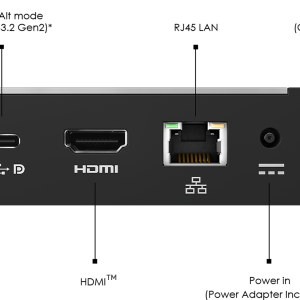 MSI USB-C Docking Station Gen 2 100W PD Triple 4K HDMI DP Gigabit LAN Dock