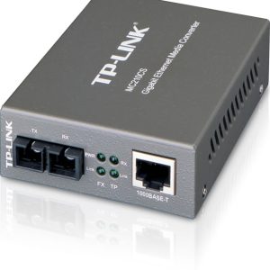 TP-LINK MC210CS Gigabit RJ45 to Single-Mode Fiber SC/UPC 1310nm 15km Medya Dönüştürücü