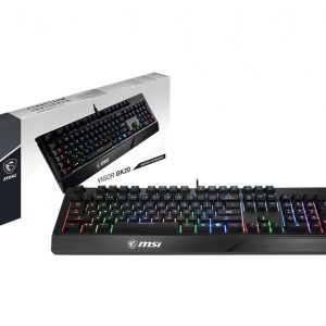 MSI Q TR Vigor GK20 RGB Ledli Sessiz Membran Siyah Oyuncu Klavyesi