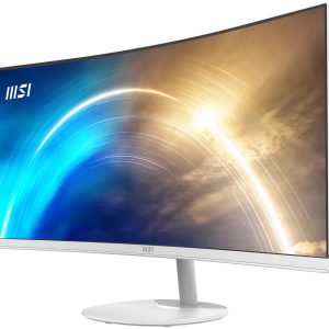 MSI 34" VA PRO MP341CQW 1MS 100HZ HDMI-DP Kavisli Kurumsal Monitör Beyaz 3440x1440