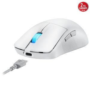 ASUS ROG Harpe Ace Mini 42000 DPI 49g Kablosuz Beyaz Oyuncu Mouse /  90MP03Z0-BMUA10