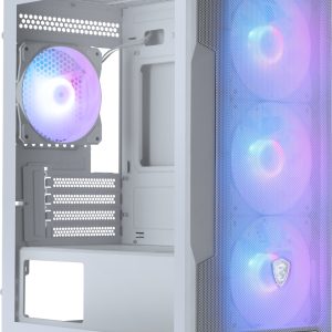 MSI MAG FORGE M100R WHITE Gaming Micro-Tower PC Kasası Beyaz