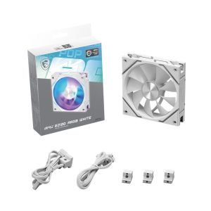 MSI MPG EZ120 ARGB WHITE-3W Kasa Fanı 3-lü Set Beyaz