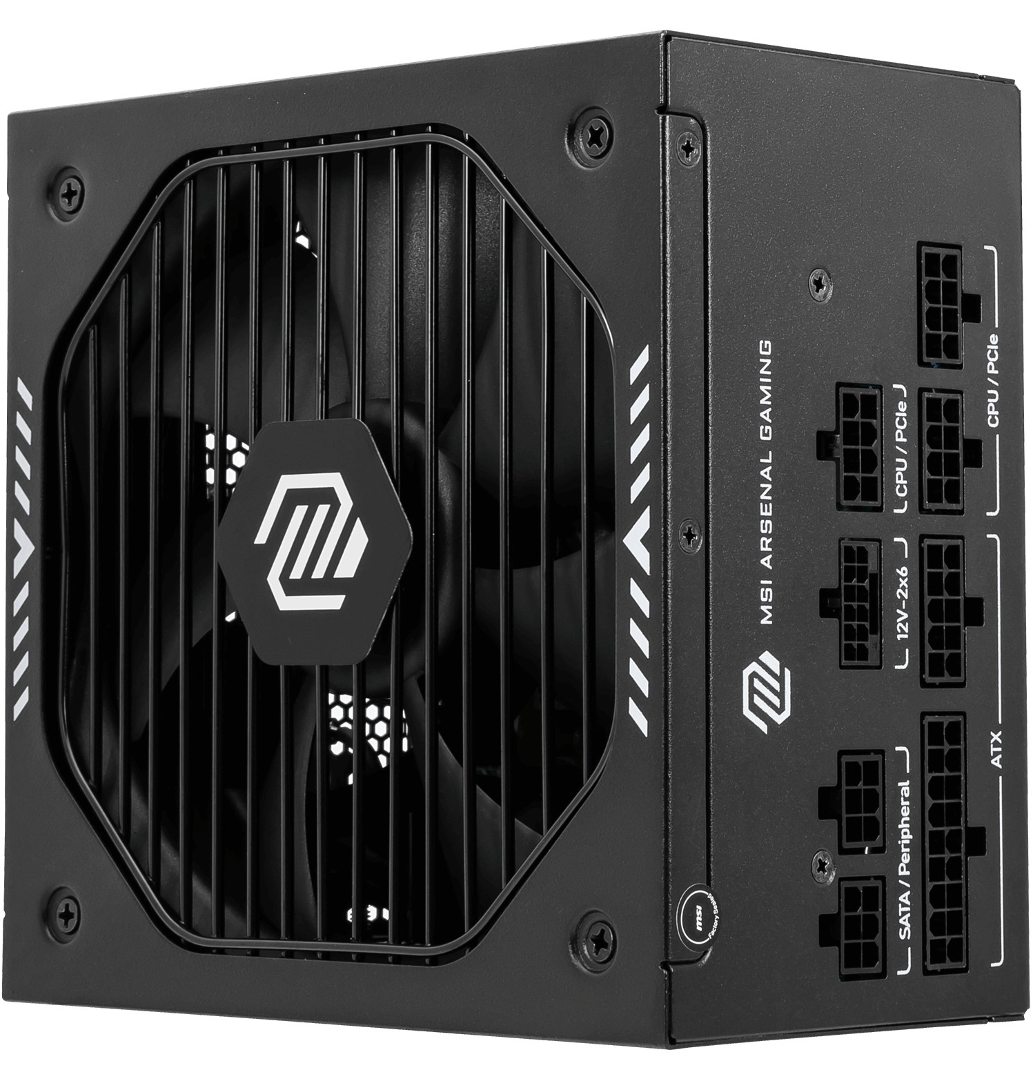 MSI 750W 80+ Gold MAG A750GLS PCIE5 Tam Modüler Power Supply - Görsel 4