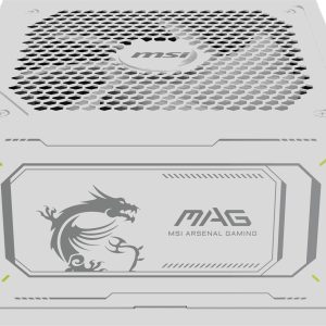 MSI 1000w 80+ Gold MAG A1000GL PCIE5 WHITE Tam Modüler Power Supply Beyaz