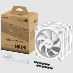 ASUS PRIME MR120 ARGB Beyaz Üçlü Kasa Fanı Seti (3'li set) / 90DA00I3-B09020