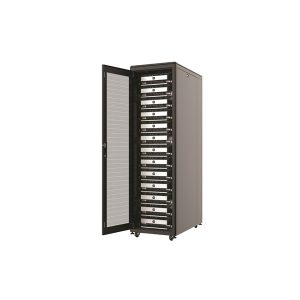 AGER 26U 800x1000mm Dikili Tip Siyah Kabinet Vega AG-VB26U8010S1-BAAA-A-M1 Cam Kapak