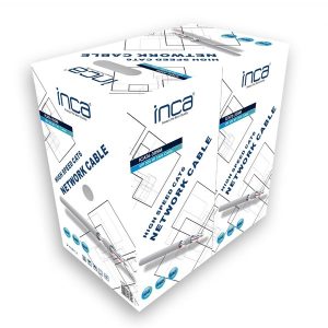 INCA 305metre CAT6 Utp 23AWG CCA Kablo 0.57mm ICAT-305
