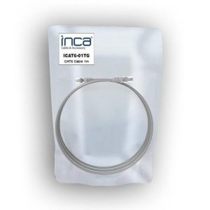 INCA 1metre CAT6 Utp ICAT6-01TG Gri Patch Kablo