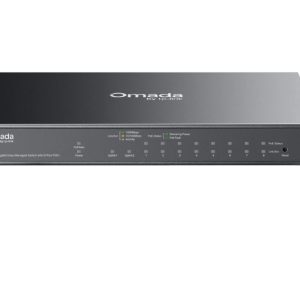 TP-LINK 8port PoE 63w 1-SFP 2-Uplink Gigabit Yönetilebilir Switch OMADA ES210GP