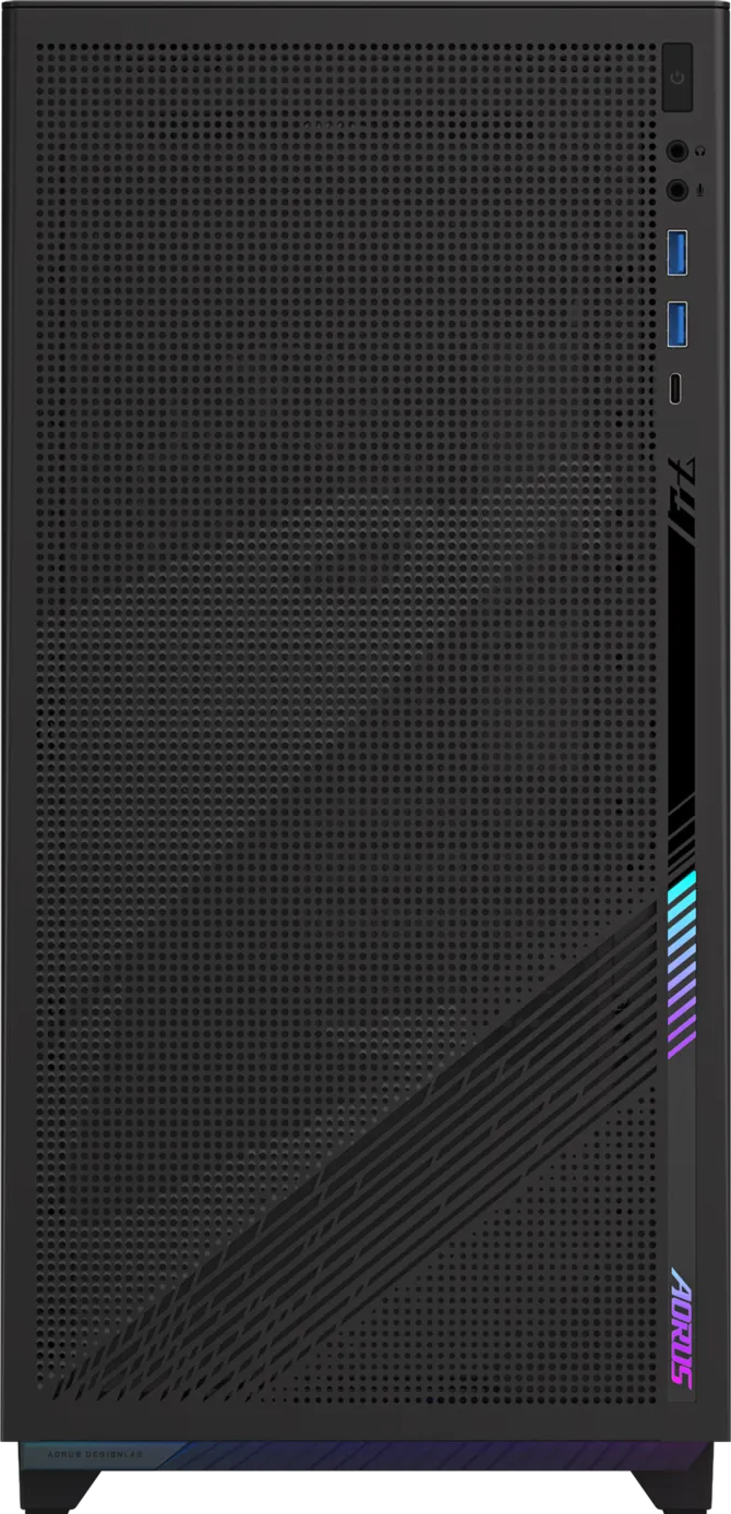 GIGABYTE AORUS C400 GLASS GB-AC400G Gaming Mid-Tower PC Kasası - Görsel 4