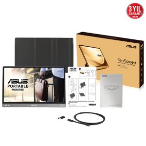 ASUS 14" IPS ZenScreen MB14AC 5MS 60HZ TYPEC Taşınabilir Monitör 1920x1080 / 90LM0631-B01170