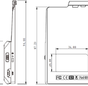 ACS ACR3901U-S1 Bluetooth 4.0 + USB ISO 7816 Temaslı Akıllı Kart Okuyucu / Kodlayıcı
