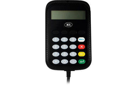 ACS APG8201-B2 USB PINPad + LCD Tam Boy Temaslı Akıllı Kart Okuyucu / Kodlayıcı - Görsel 3